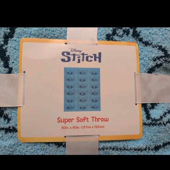 Disney Other - Disney Stitch Super Soft Throw Blanket 50" x 60"
